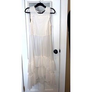 Vera Wang High Low White Dress